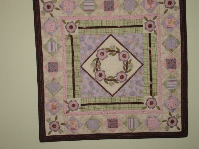 Finished wall quilt